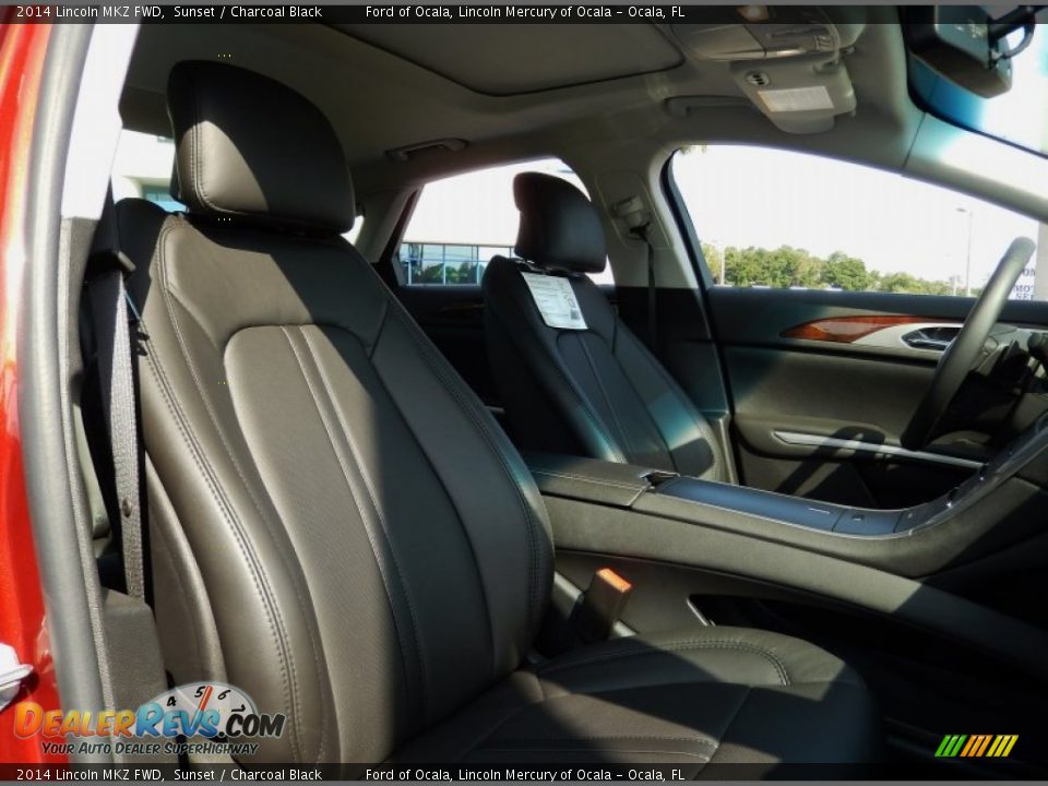2014 Lincoln MKZ FWD Sunset / Charcoal Black Photo #18