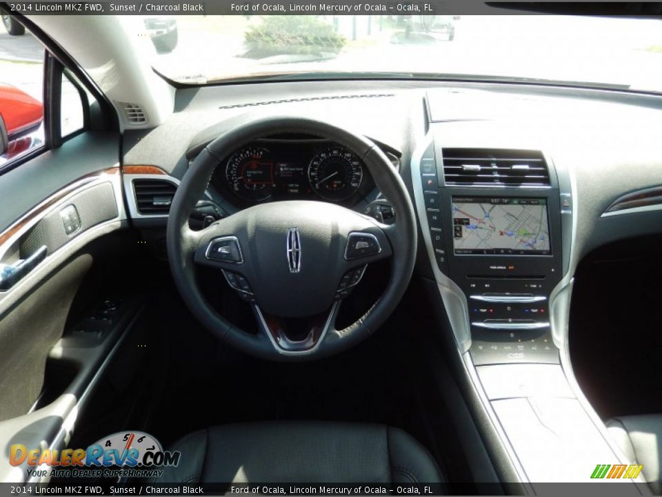2014 Lincoln MKZ FWD Sunset / Charcoal Black Photo #21