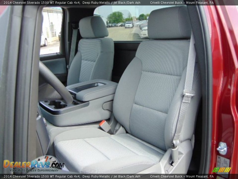 2014 Chevrolet Silverado 1500 WT Regular Cab 4x4 Deep Ruby Metallic / Jet Black/Dark Ash Photo #10