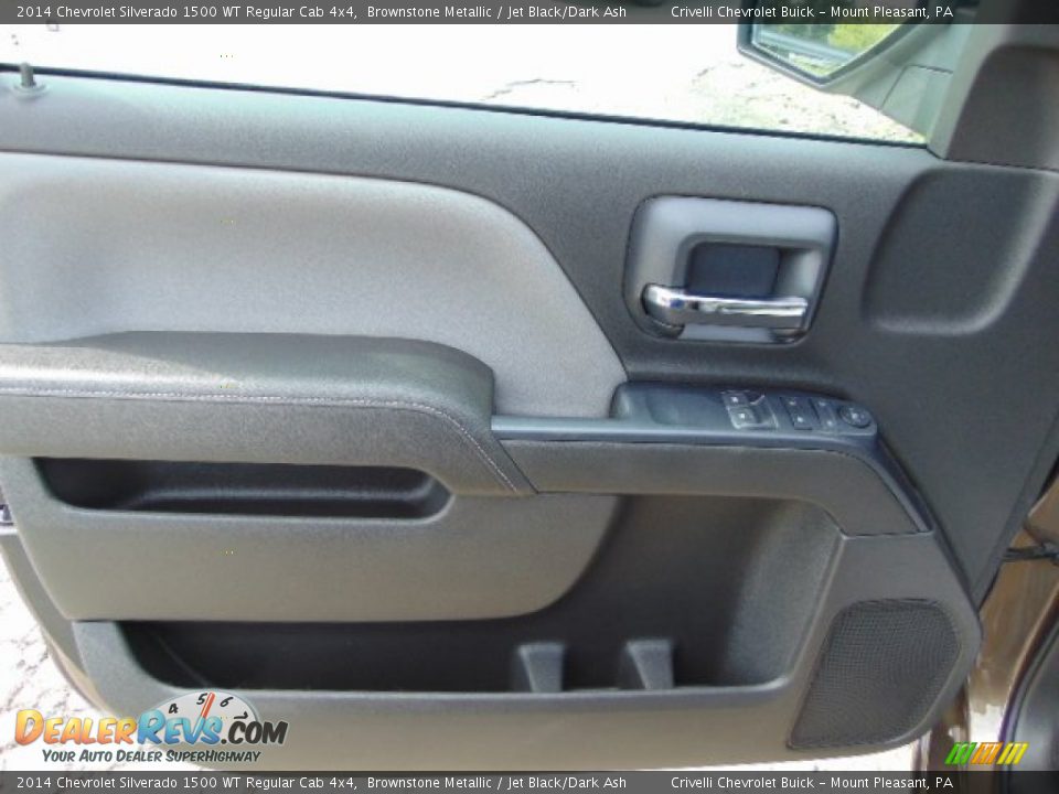 2014 Chevrolet Silverado 1500 WT Regular Cab 4x4 Brownstone Metallic / Jet Black/Dark Ash Photo #8