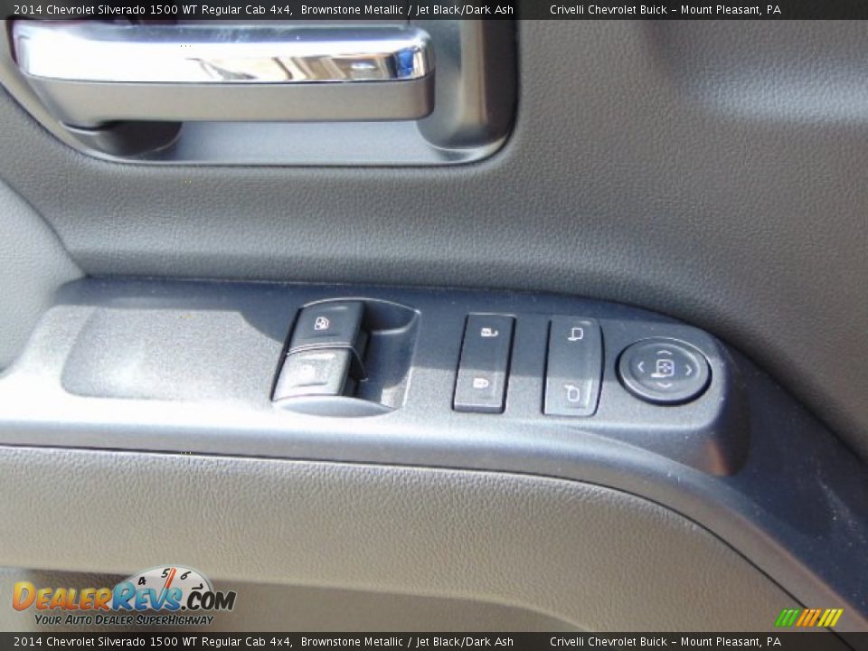 2014 Chevrolet Silverado 1500 WT Regular Cab 4x4 Brownstone Metallic / Jet Black/Dark Ash Photo #13