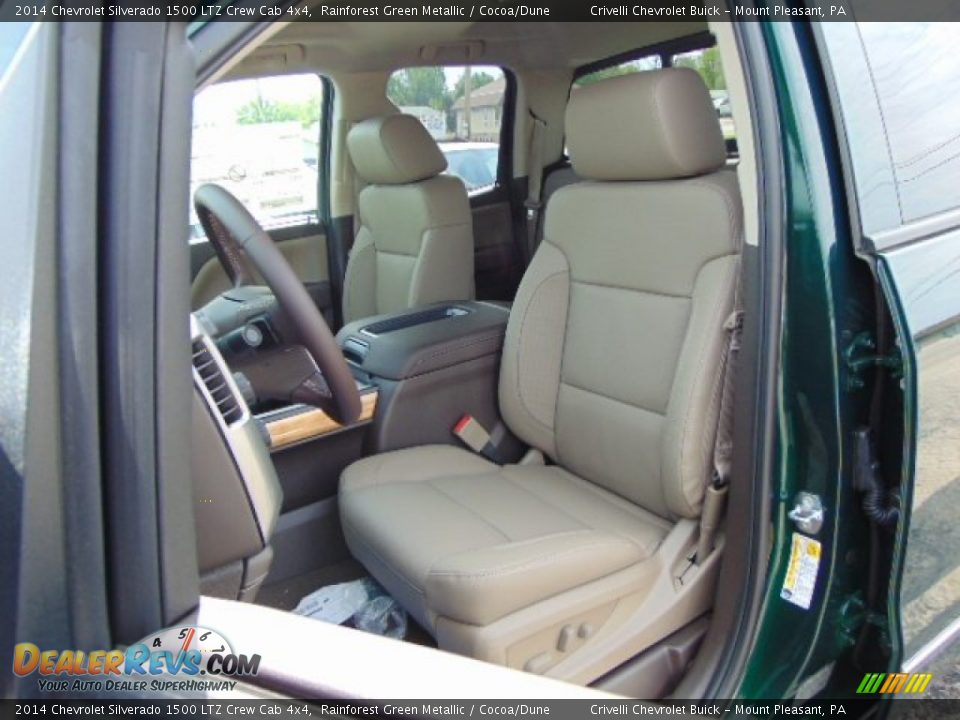 Front Seat of 2014 Chevrolet Silverado 1500 LTZ Crew Cab 4x4 Photo #13