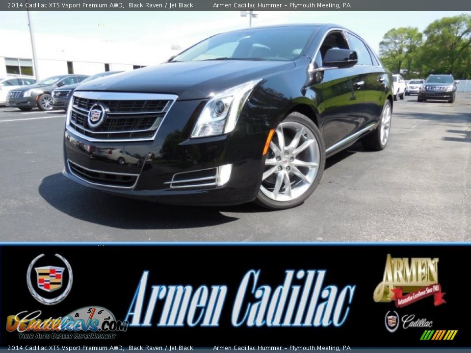 2014 Cadillac XTS Vsport Premium AWD Black Raven / Jet Black Photo #1