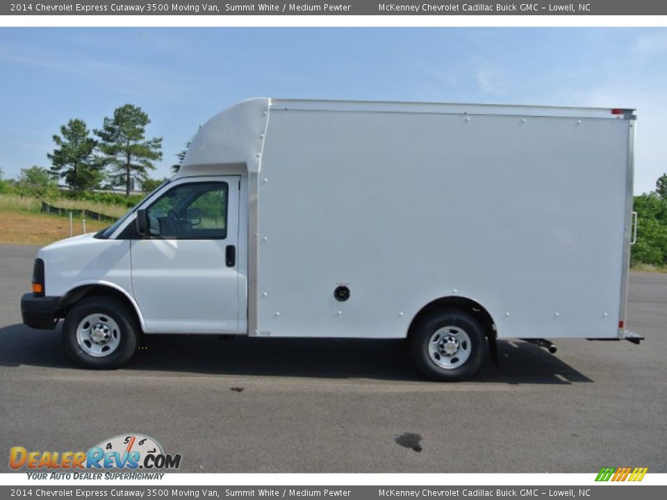 2014 Chevrolet Express Cutaway 3500 Moving Van Summit White / Medium Pewter Photo #3