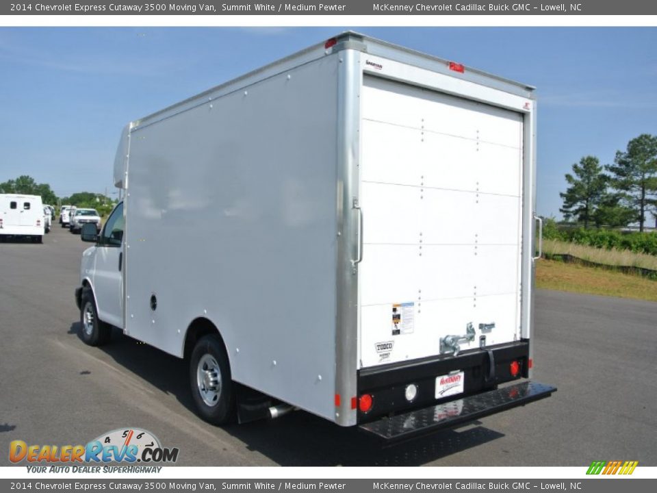 2014 Chevrolet Express Cutaway 3500 Moving Van Summit White / Medium Pewter Photo #4