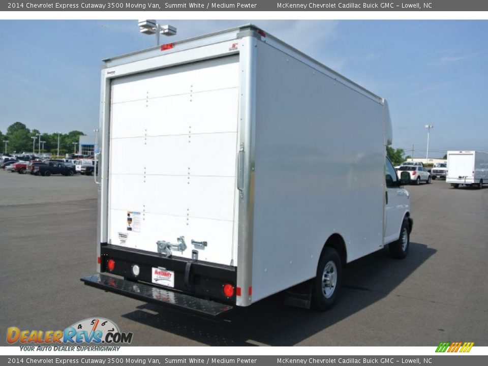 2014 Chevrolet Express Cutaway 3500 Moving Van Summit White / Medium Pewter Photo #5