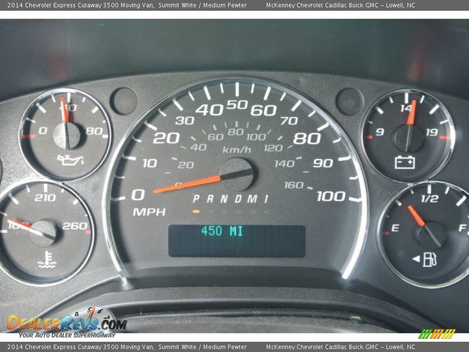 2014 Chevrolet Express Cutaway 3500 Moving Van Summit White / Medium Pewter Photo #14