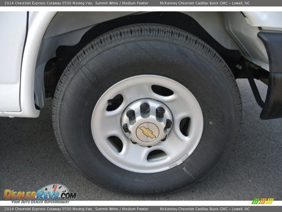 2014 Chevrolet Express Cutaway 3500 Moving Van Summit White / Medium Pewter Photo #20