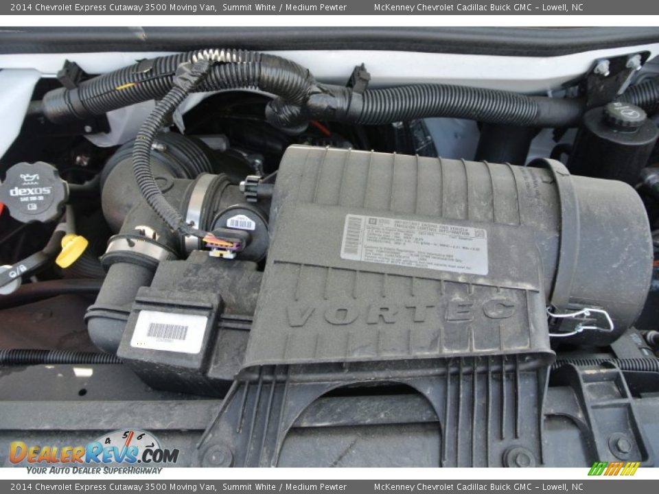 2014 Chevrolet Express Cutaway 3500 Moving Van Summit White / Medium Pewter Photo #21