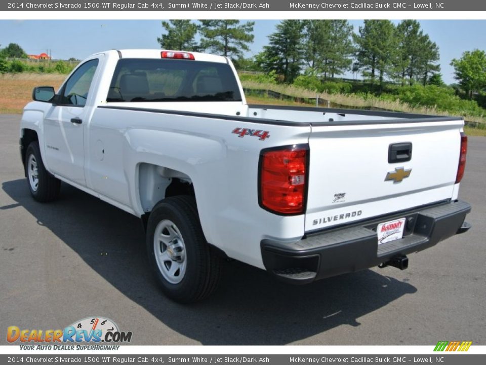 2014 Chevrolet Silverado 1500 WT Regular Cab 4x4 Summit White / Jet Black/Dark Ash Photo #4