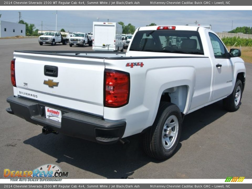 2014 Chevrolet Silverado 1500 WT Regular Cab 4x4 Summit White / Jet Black/Dark Ash Photo #5
