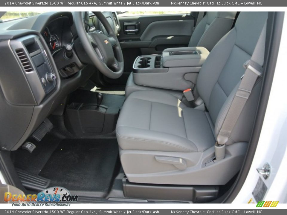2014 Chevrolet Silverado 1500 WT Regular Cab 4x4 Summit White / Jet Black/Dark Ash Photo #8