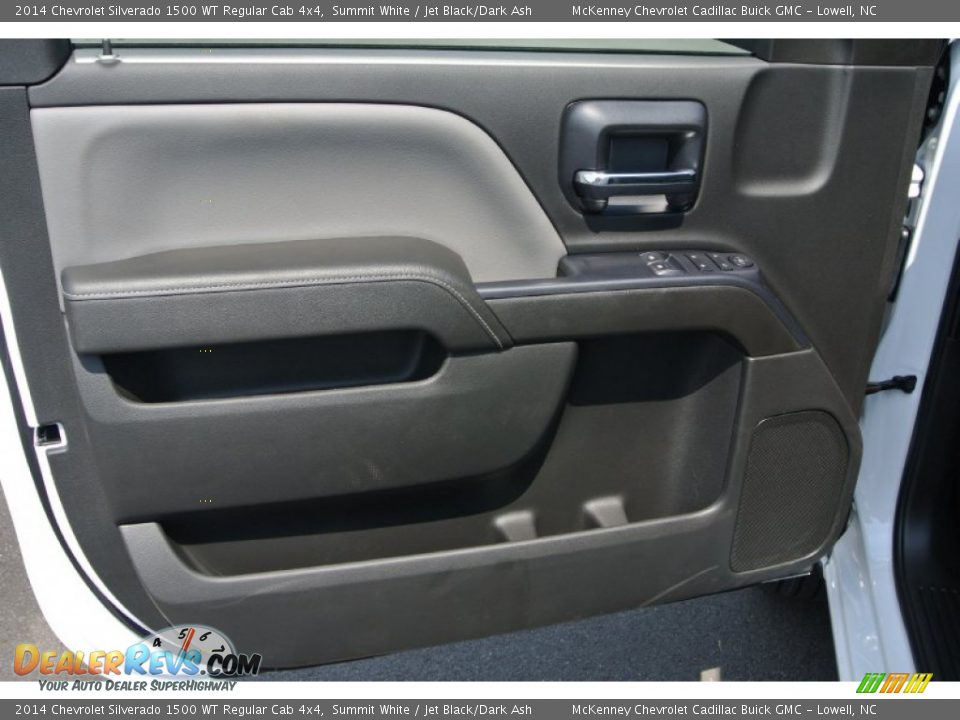 2014 Chevrolet Silverado 1500 WT Regular Cab 4x4 Summit White / Jet Black/Dark Ash Photo #9