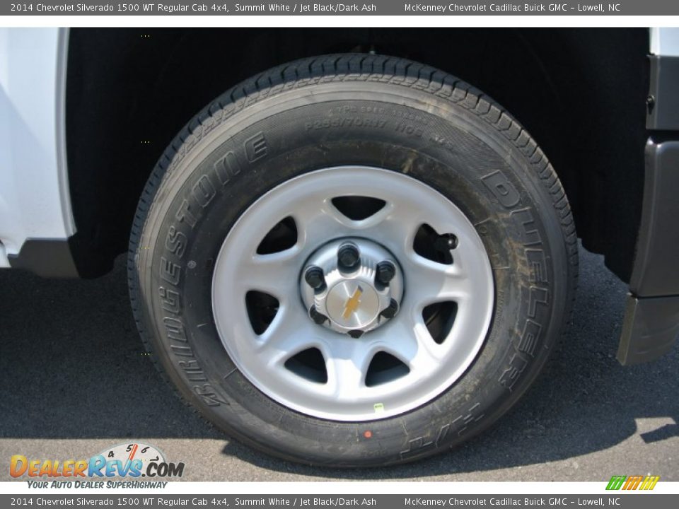 2014 Chevrolet Silverado 1500 WT Regular Cab 4x4 Summit White / Jet Black/Dark Ash Photo #17