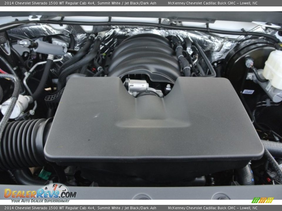 2014 Chevrolet Silverado 1500 WT Regular Cab 4x4 Summit White / Jet Black/Dark Ash Photo #18