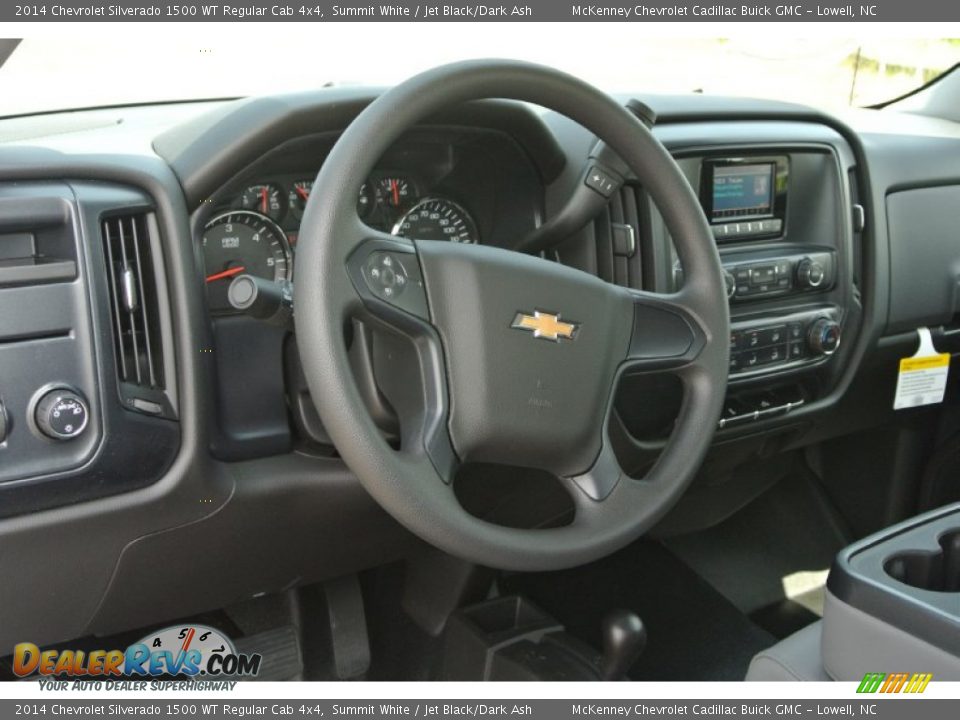 2014 Chevrolet Silverado 1500 WT Regular Cab 4x4 Summit White / Jet Black/Dark Ash Photo #19