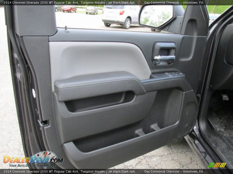 2014 Chevrolet Silverado 1500 WT Regular Cab 4x4 Tungsten Metallic / Jet Black/Dark Ash Photo #13