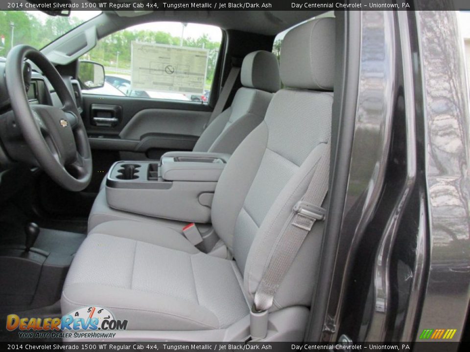2014 Chevrolet Silverado 1500 WT Regular Cab 4x4 Tungsten Metallic / Jet Black/Dark Ash Photo #14