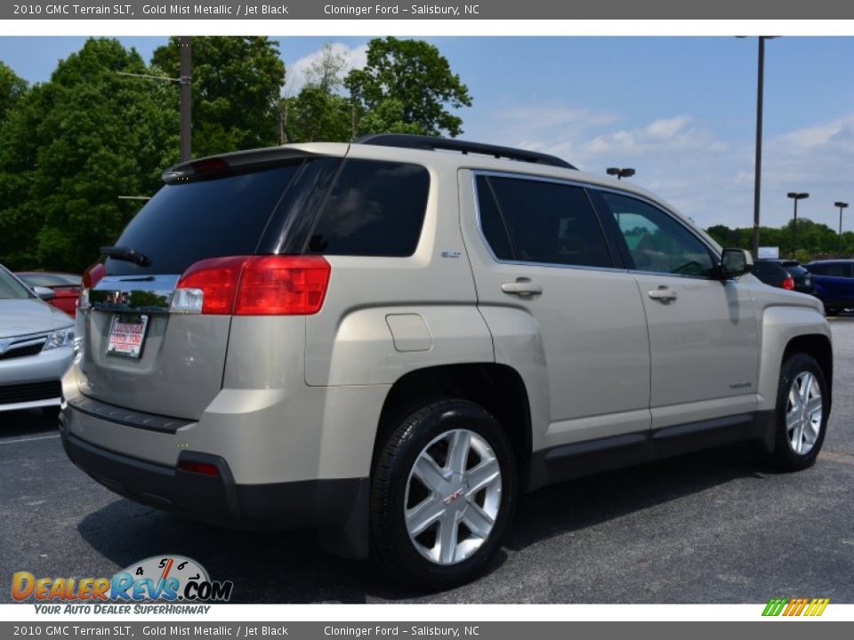 2010 GMC Terrain SLT Gold Mist Metallic / Jet Black Photo #3