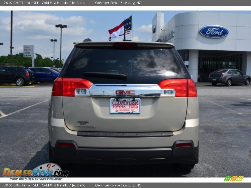 2010 GMC Terrain SLT Gold Mist Metallic / Jet Black Photo #4