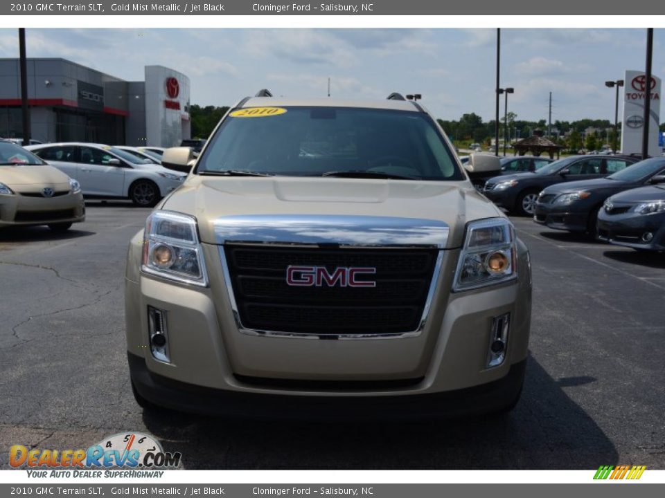 2010 GMC Terrain SLT Gold Mist Metallic / Jet Black Photo #7