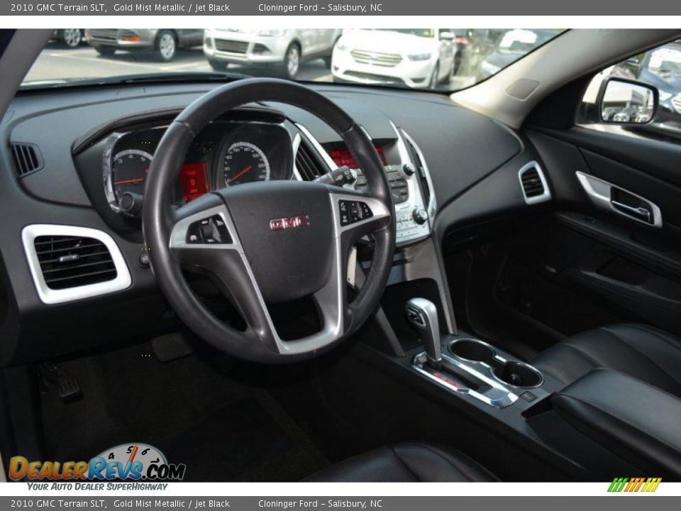 2010 GMC Terrain SLT Gold Mist Metallic / Jet Black Photo #10