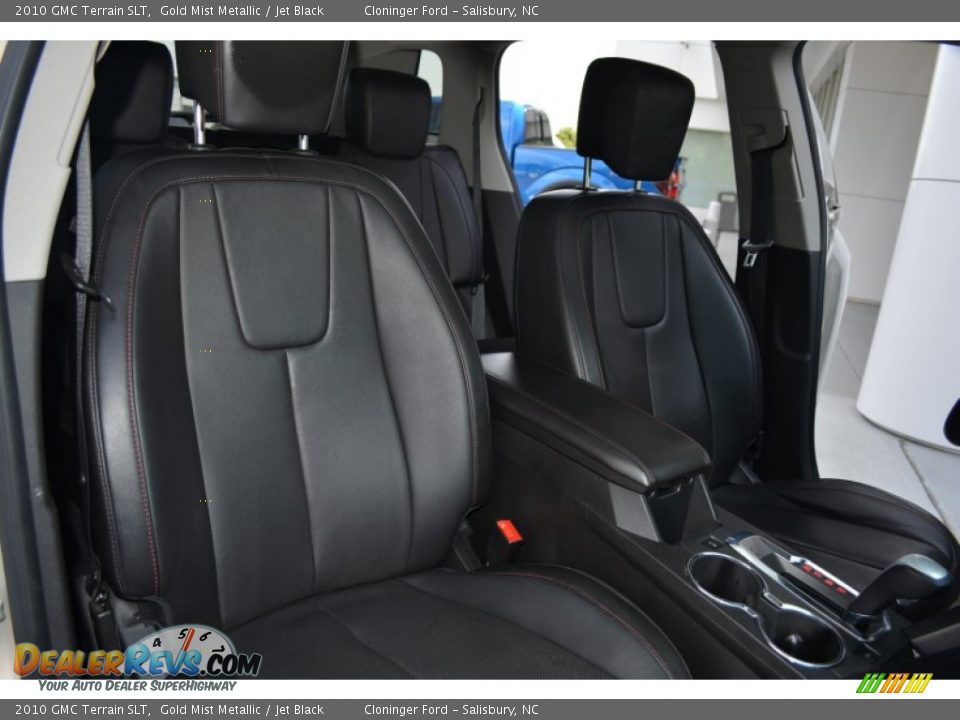 2010 GMC Terrain SLT Gold Mist Metallic / Jet Black Photo #17