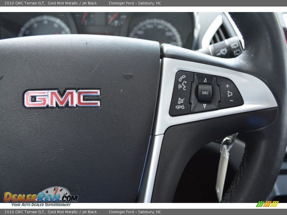 2010 GMC Terrain SLT Gold Mist Metallic / Jet Black Photo #28