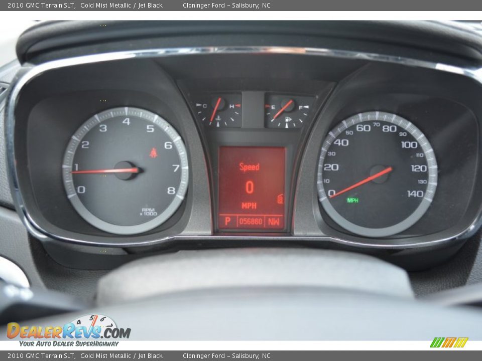 2010 GMC Terrain SLT Gold Mist Metallic / Jet Black Photo #29