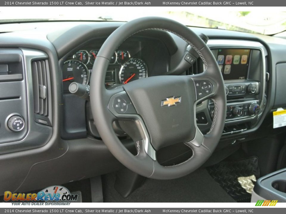2014 Chevrolet Silverado 1500 LT Crew Cab Silver Ice Metallic / Jet Black/Dark Ash Photo #20