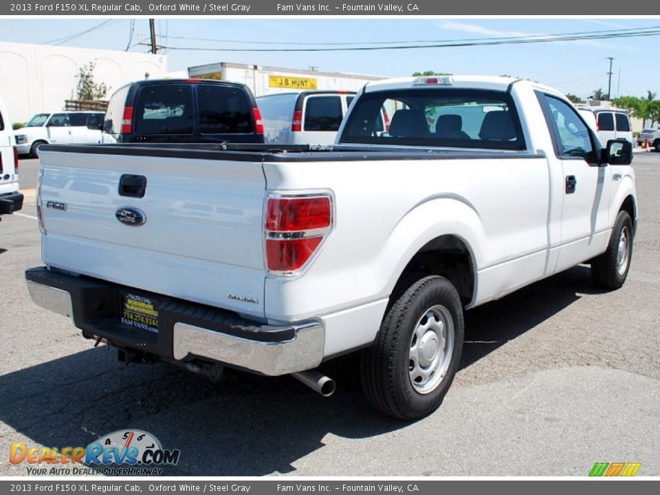 2013 Ford F150 XL Regular Cab Oxford White / Steel Gray Photo #2