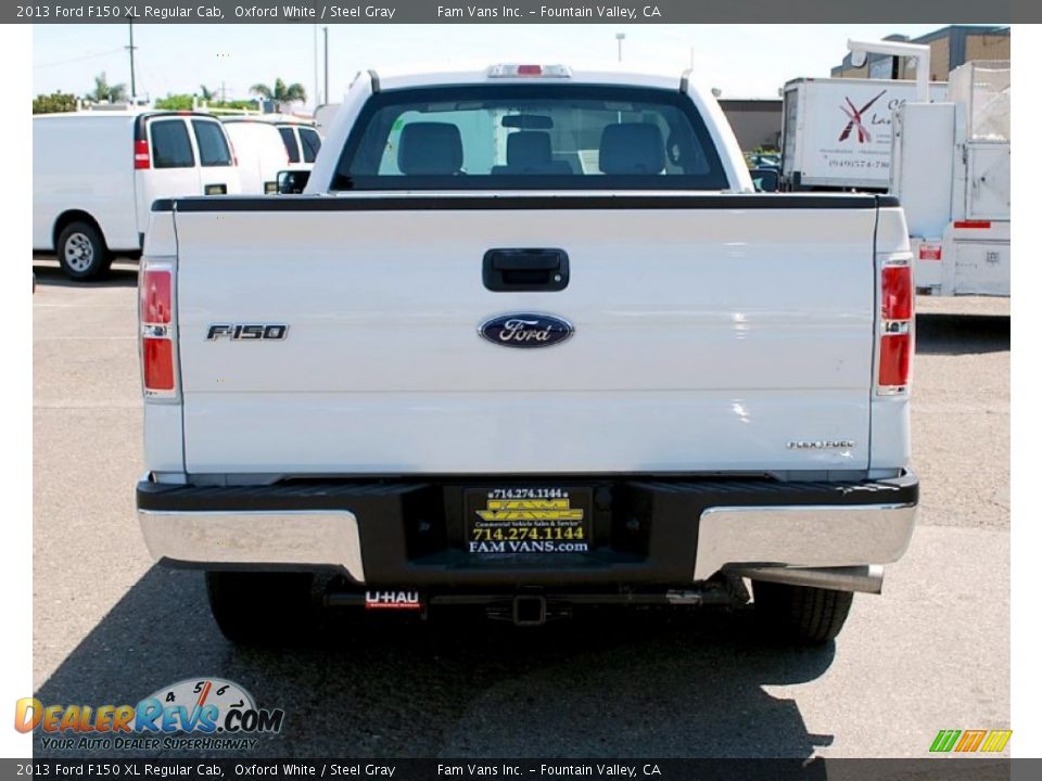 2013 Ford F150 XL Regular Cab Oxford White / Steel Gray Photo #3