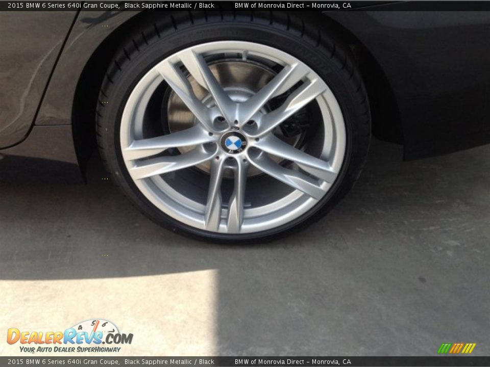 2015 BMW 6 Series 640i Gran Coupe Black Sapphire Metallic / Black Photo #4