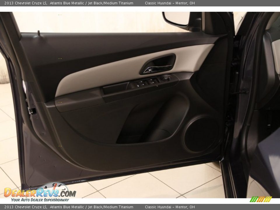 2013 Chevrolet Cruze LS Atlantis Blue Metallic / Jet Black/Medium Titanium Photo #4