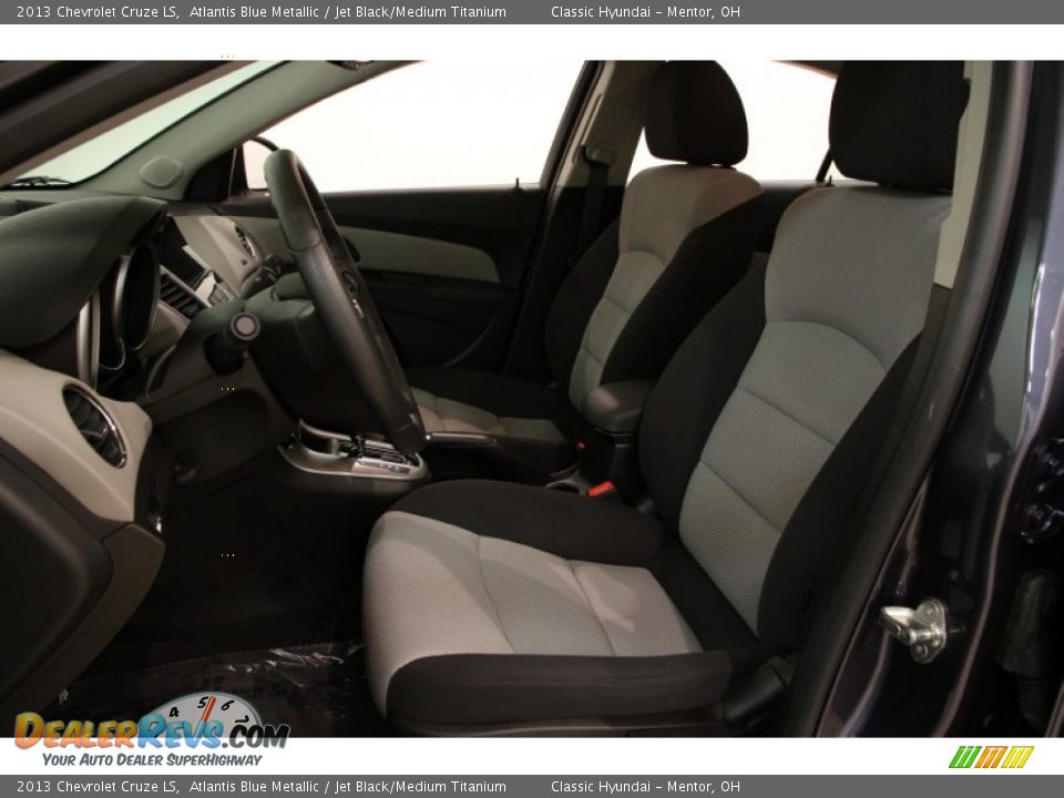 2013 Chevrolet Cruze LS Atlantis Blue Metallic / Jet Black/Medium Titanium Photo #5