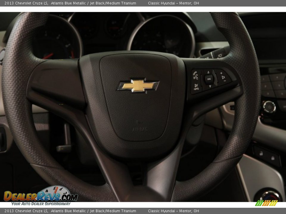 2013 Chevrolet Cruze LS Atlantis Blue Metallic / Jet Black/Medium Titanium Photo #6