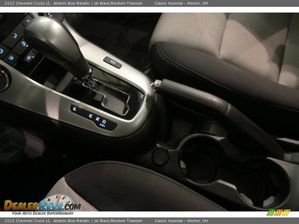 2013 Chevrolet Cruze LS Atlantis Blue Metallic / Jet Black/Medium Titanium Photo #10