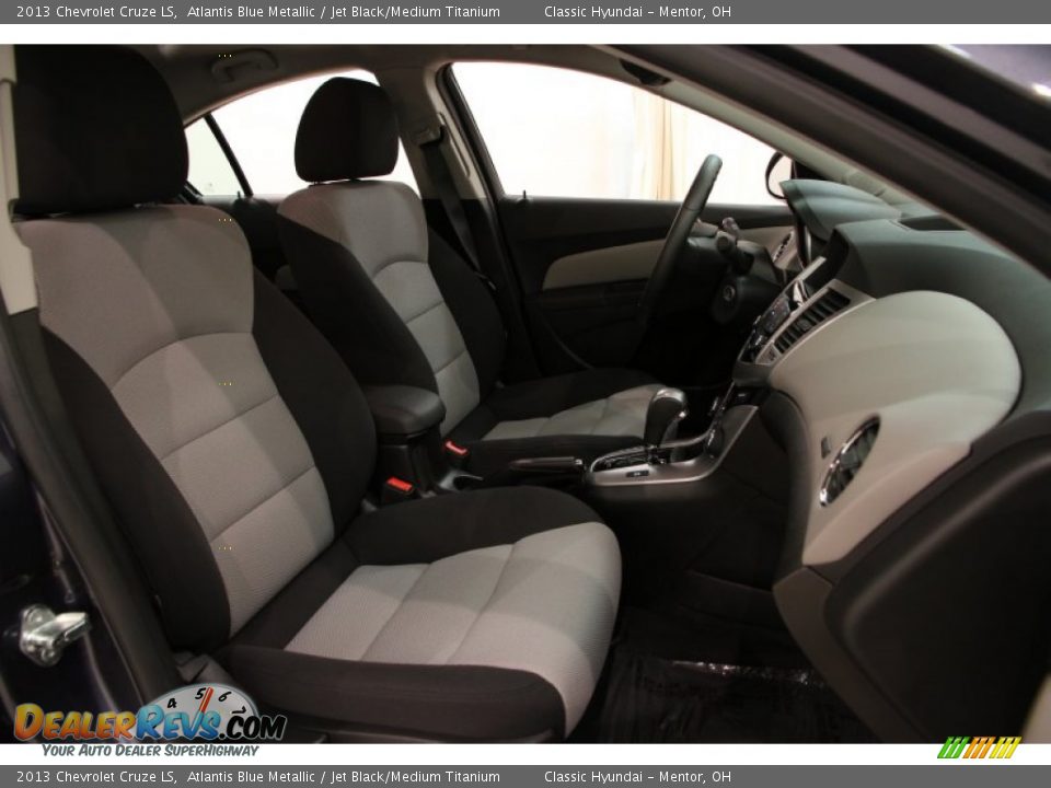2013 Chevrolet Cruze LS Atlantis Blue Metallic / Jet Black/Medium Titanium Photo #11