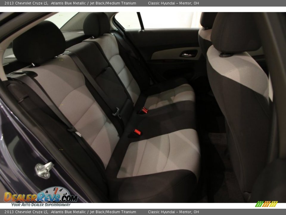 2013 Chevrolet Cruze LS Atlantis Blue Metallic / Jet Black/Medium Titanium Photo #12