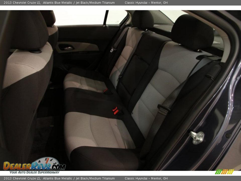 2013 Chevrolet Cruze LS Atlantis Blue Metallic / Jet Black/Medium Titanium Photo #13