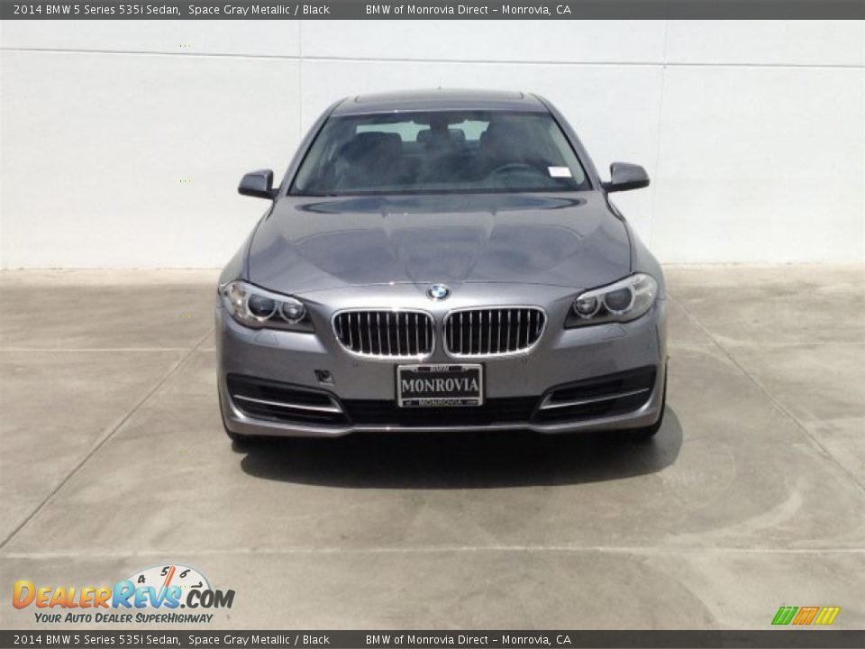 2014 BMW 5 Series 535i Sedan Space Gray Metallic / Black Photo #3