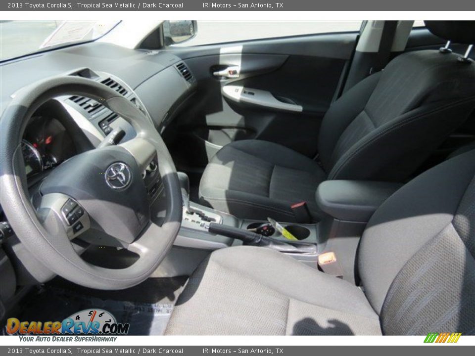 2013 Toyota Corolla S Tropical Sea Metallic / Dark Charcoal Photo #11