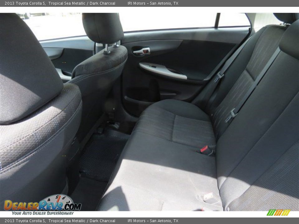 2013 Toyota Corolla S Tropical Sea Metallic / Dark Charcoal Photo #12