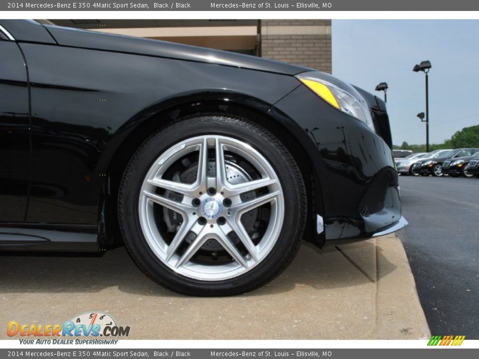 2014 Mercedes-Benz E 350 4Matic Sport Sedan Black / Black Photo #2
