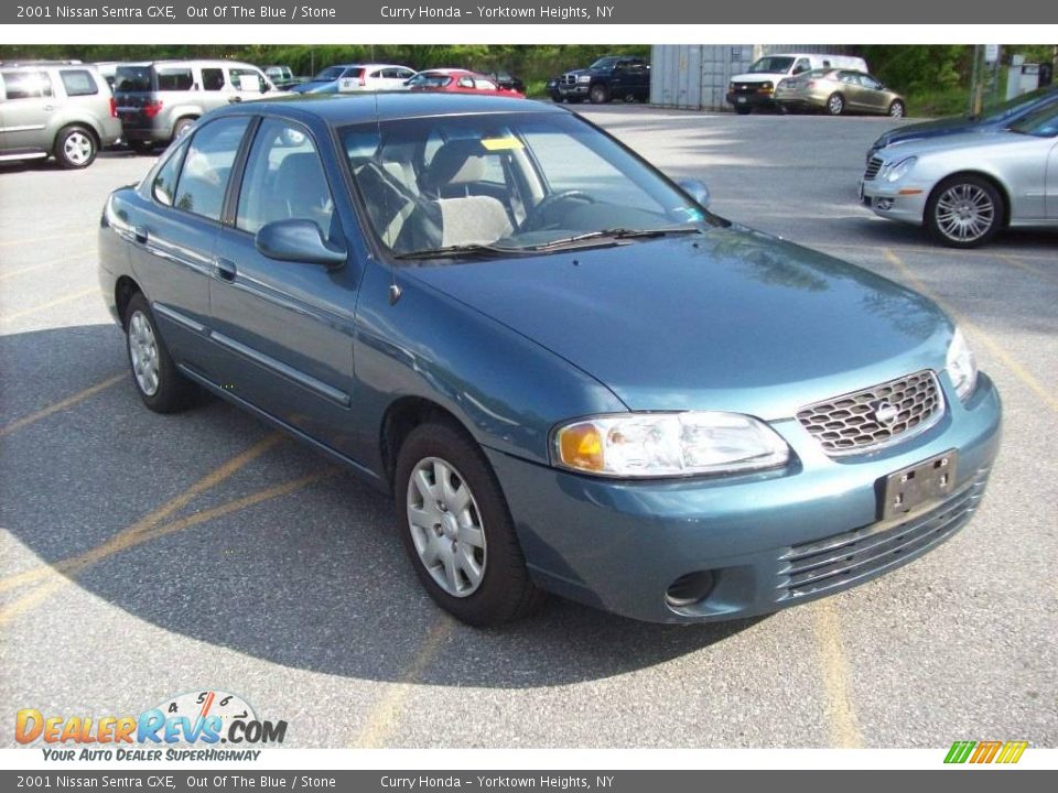 2001 Nissan Sentra GXE Out Of The Blue / Stone Photo #1