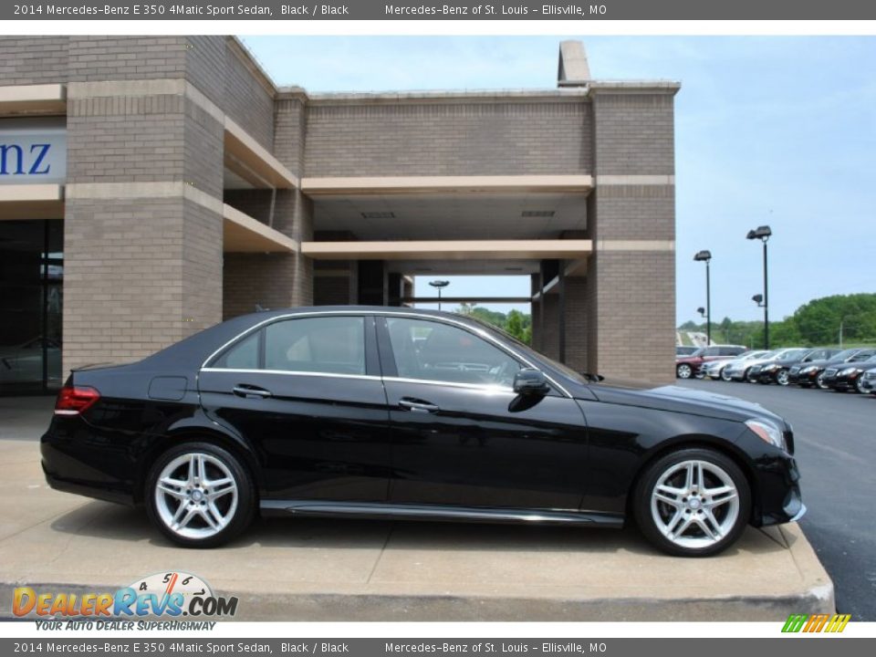 2014 Mercedes-Benz E 350 4Matic Sport Sedan Black / Black Photo #3