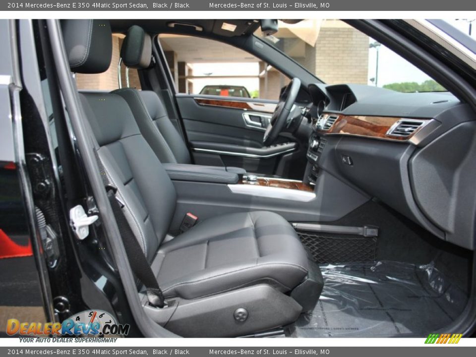 2014 Mercedes-Benz E 350 4Matic Sport Sedan Black / Black Photo #4