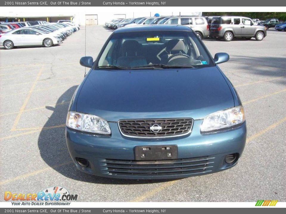 2001 Nissan Sentra GXE Out Of The Blue / Stone Photo #2