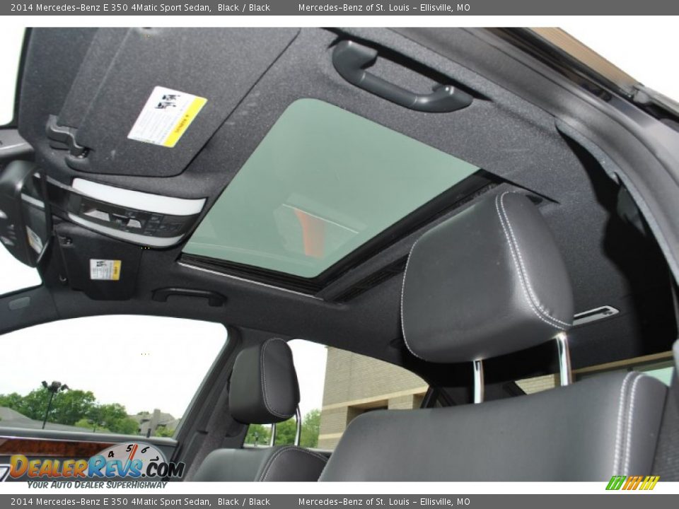 2014 Mercedes-Benz E 350 4Matic Sport Sedan Black / Black Photo #9