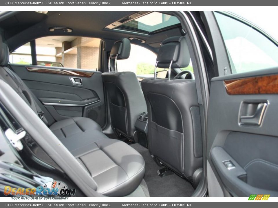 2014 Mercedes-Benz E 350 4Matic Sport Sedan Black / Black Photo #10